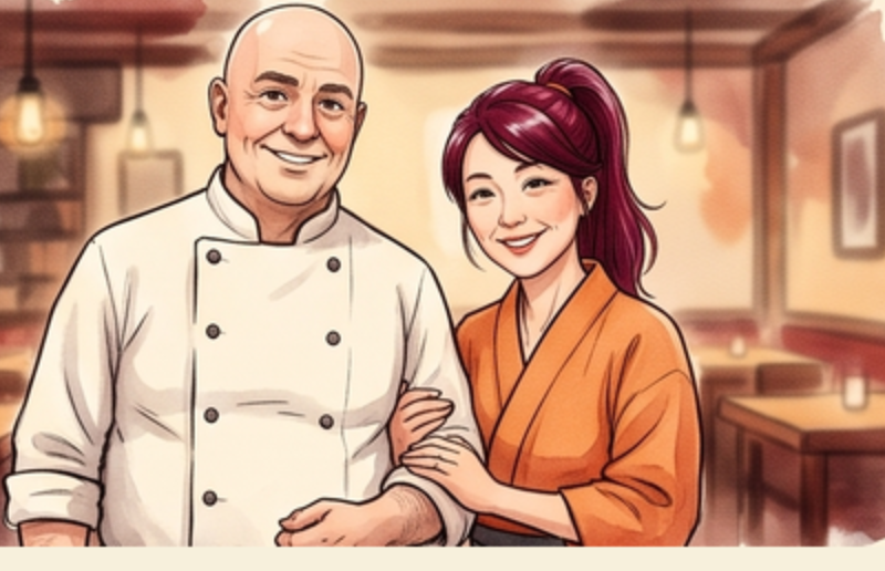 Stefano a Tomomi, Ristorante Toscana